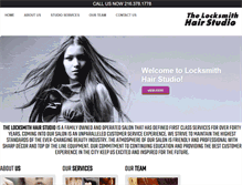 Tablet Screenshot of locksmithhairstudio.com